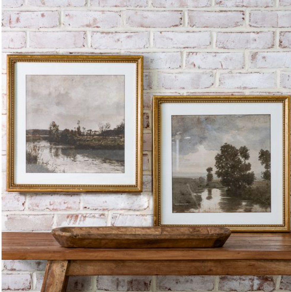 River Scene Framed Print