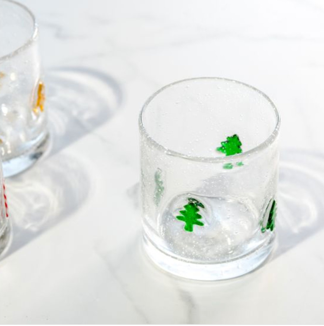 Holiday Icon Drinking Glass