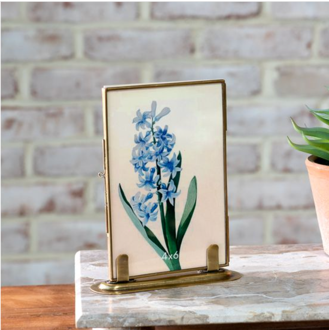 Brass Standing Frame