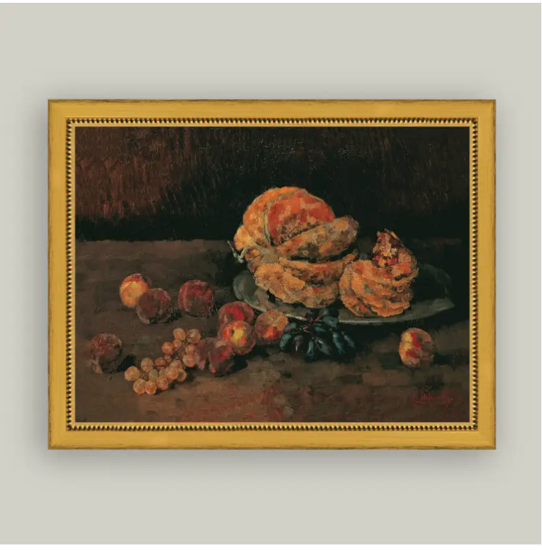 Fruit Framed Antique Art