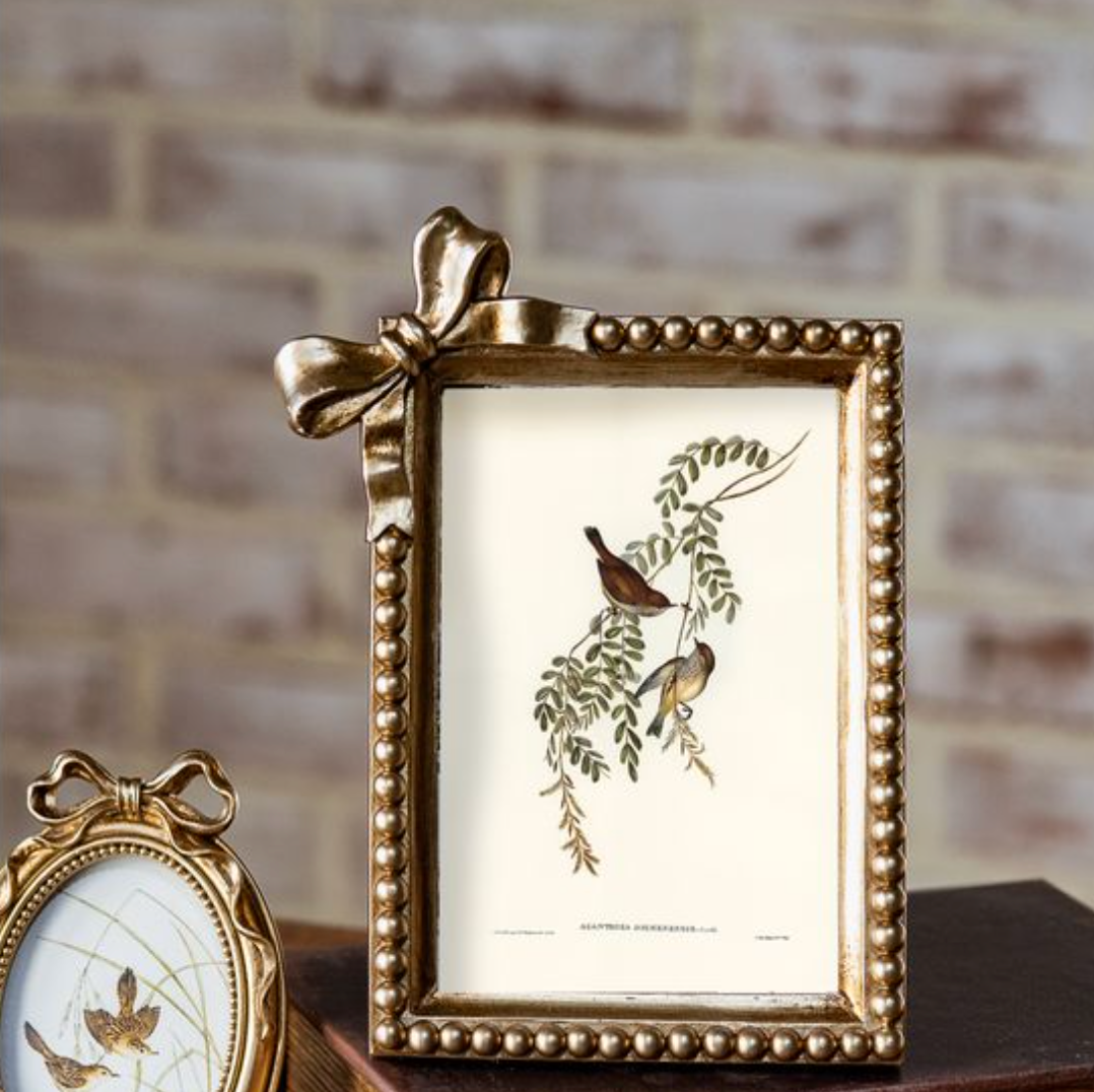 Antique Gold Bow Frame