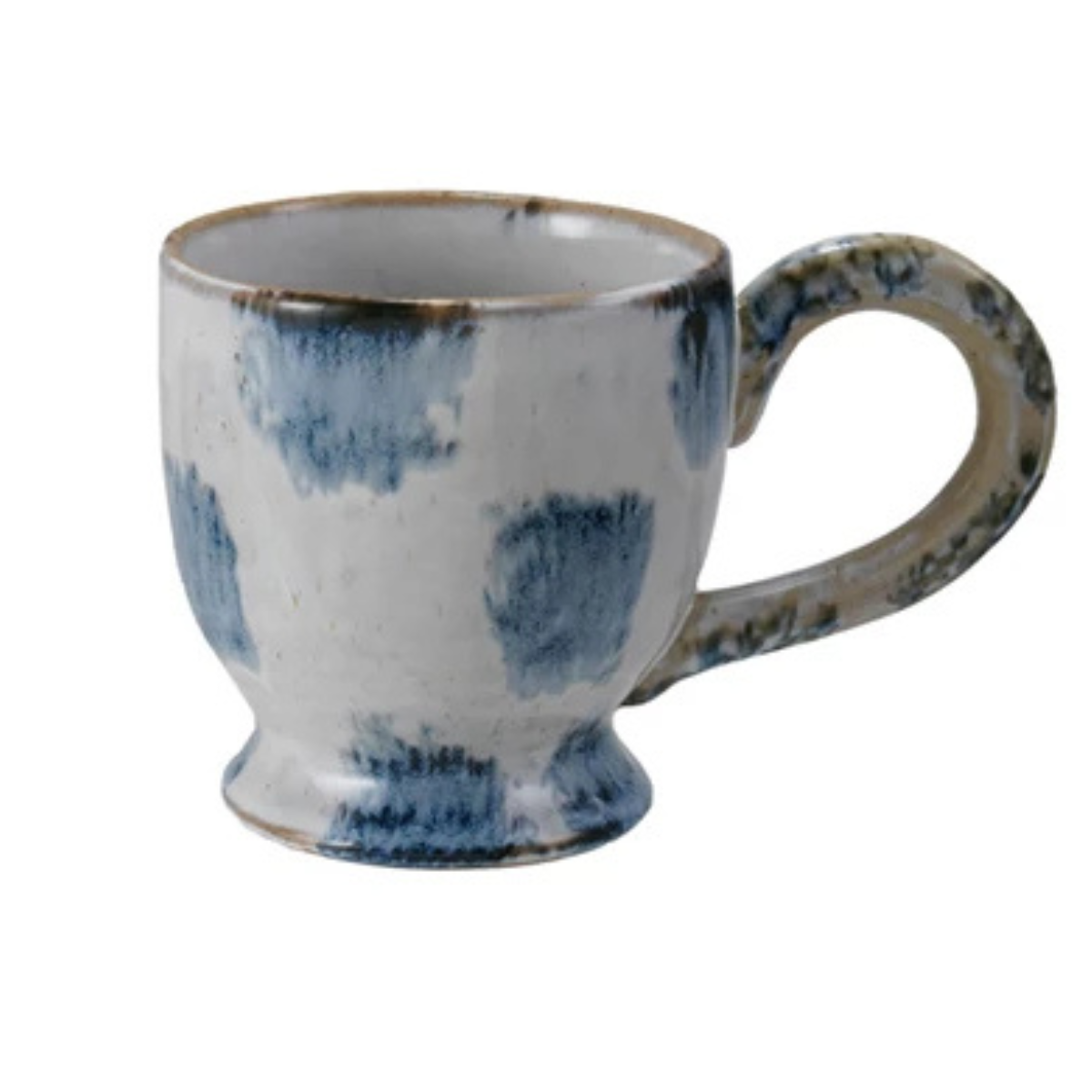 Stoneware Footed Mug
