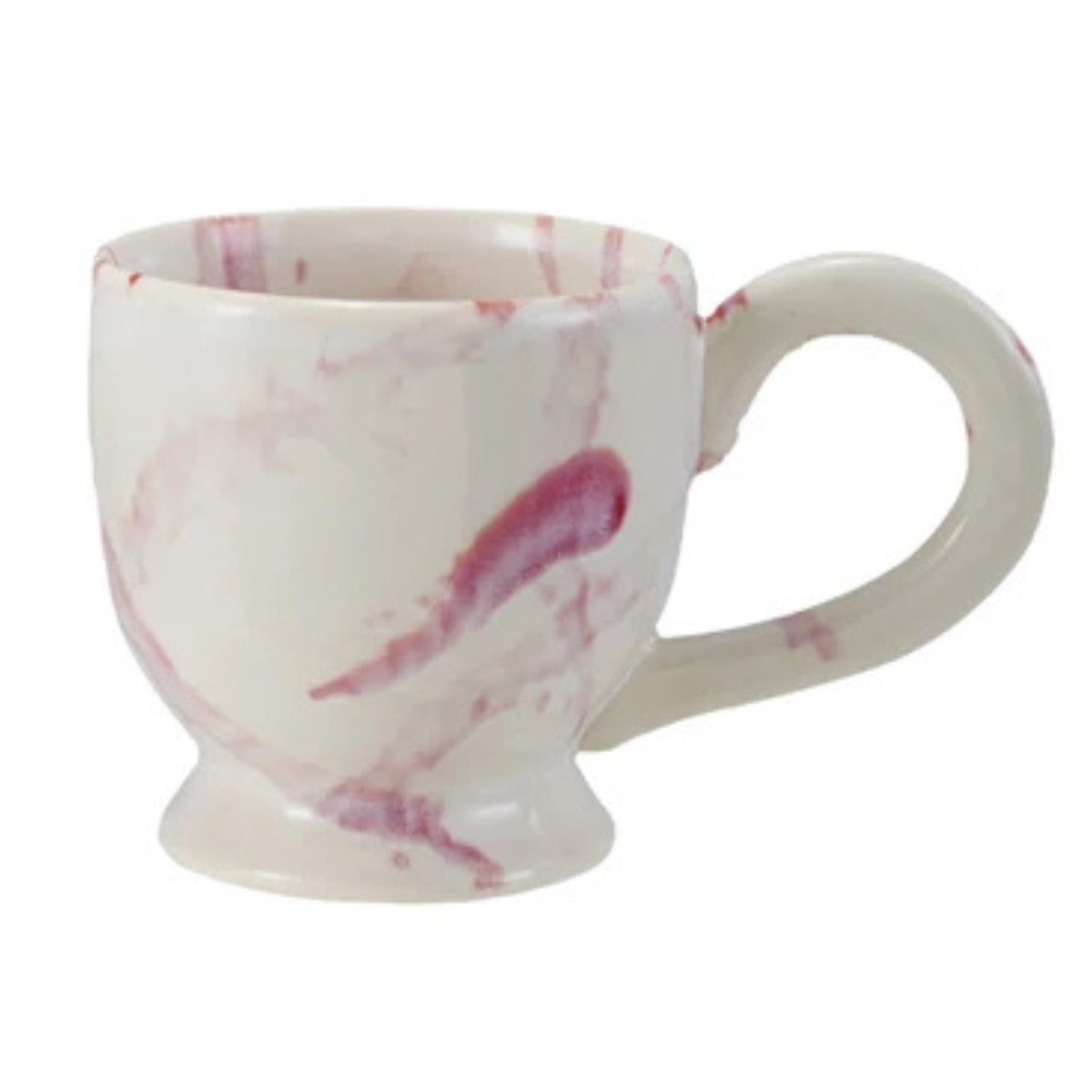 Stoneware Footed Mug