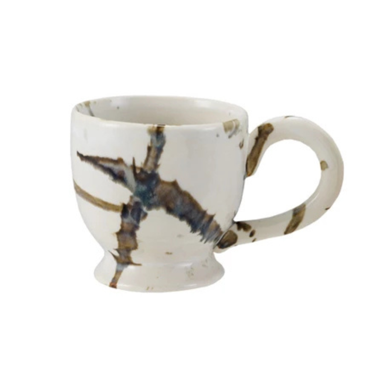 Stoneware Footed Mug