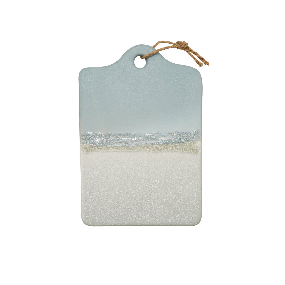 Stoneware Cheese/Serving Board with Jute Tie