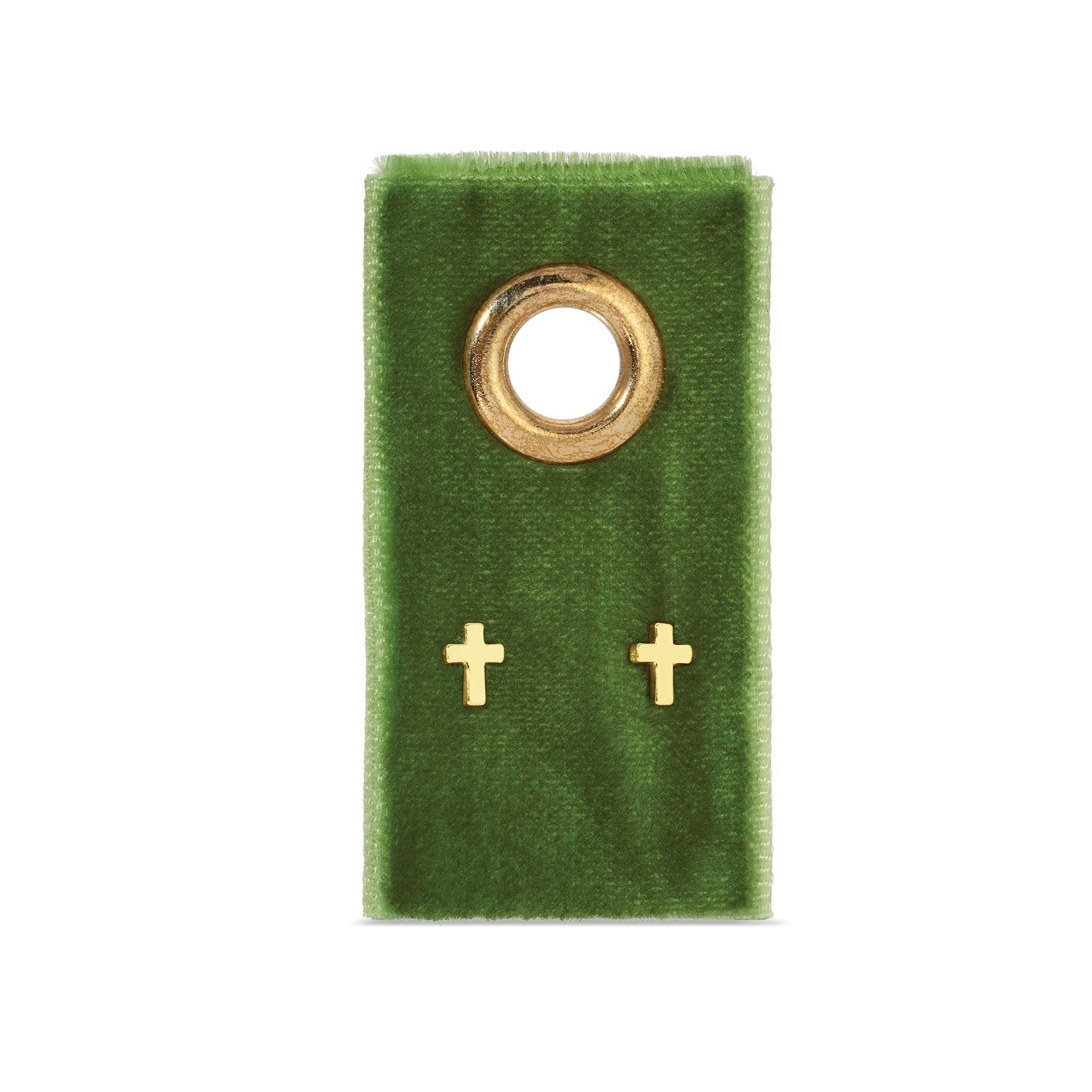 Single Stud on Velvet Tag