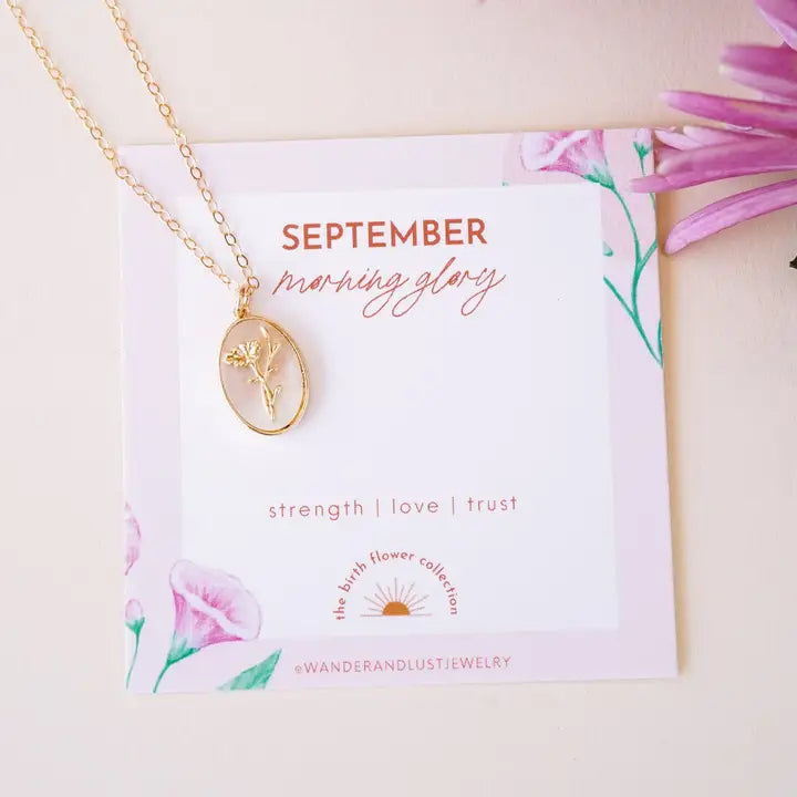 Birth Flower necklace