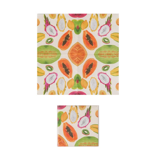 Paper Cocktail Napkins w/ Fruit