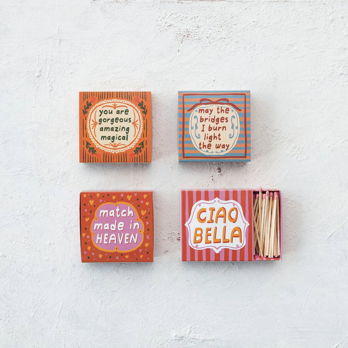 Valentine Matches in Matchbox