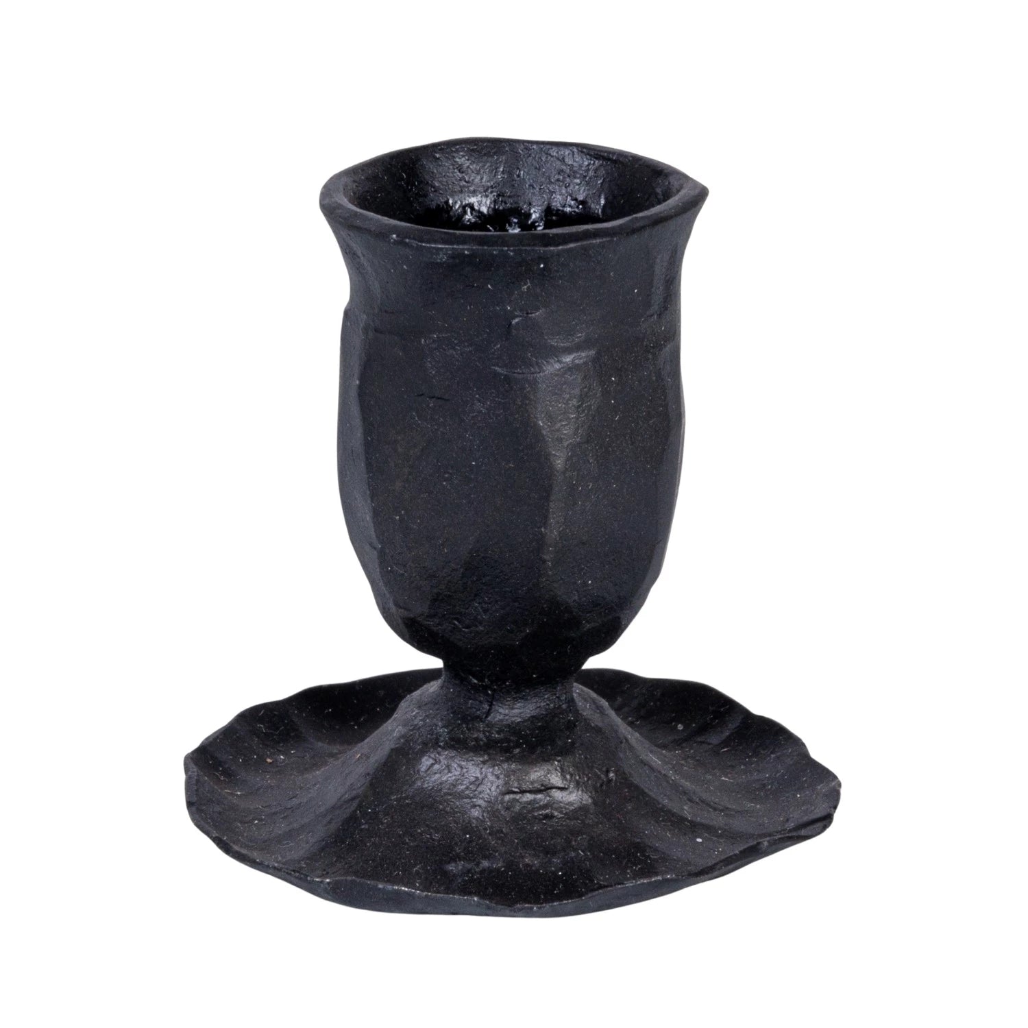Hand-Forged Cast Iron Taper Holder
