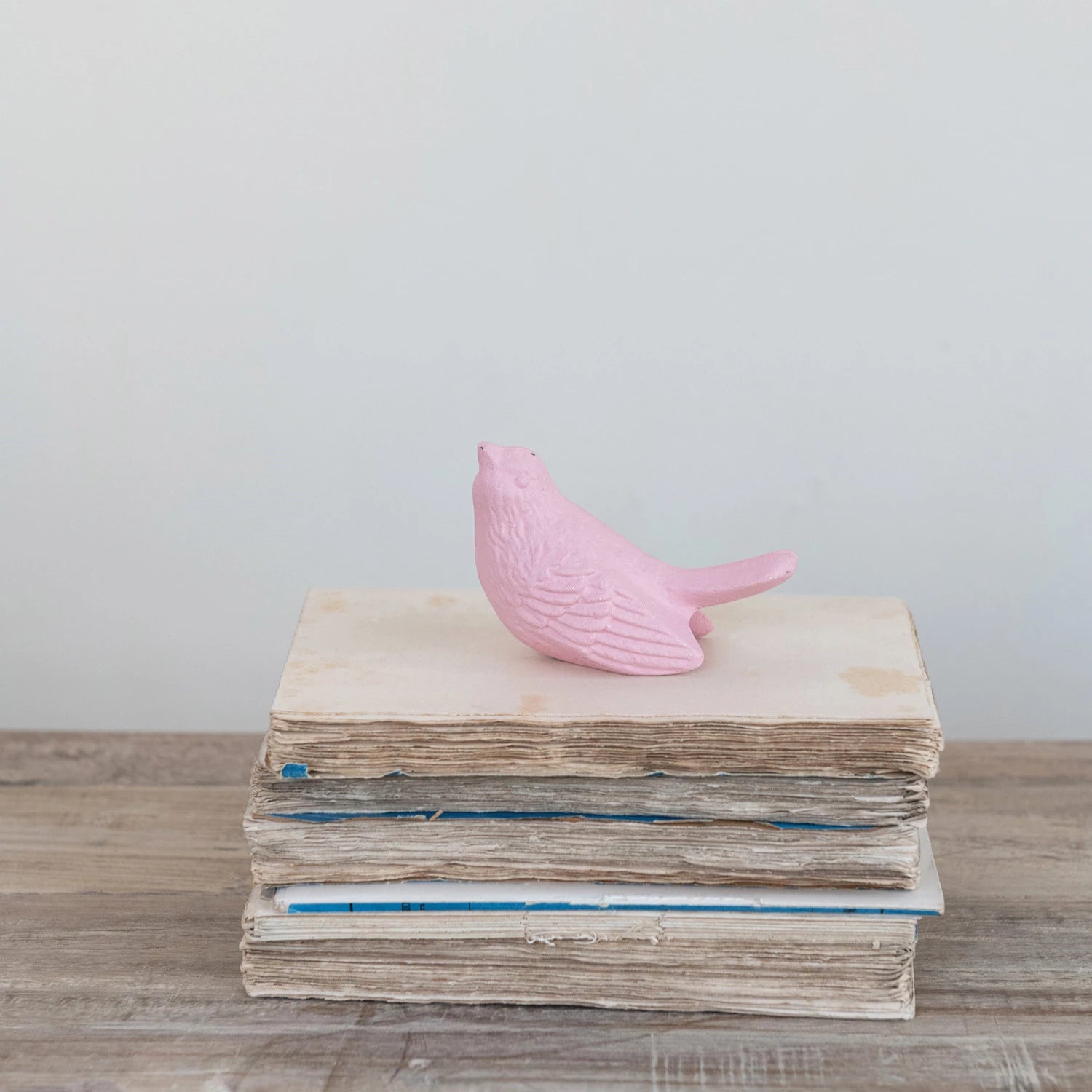 Pink Cast Iron Bird