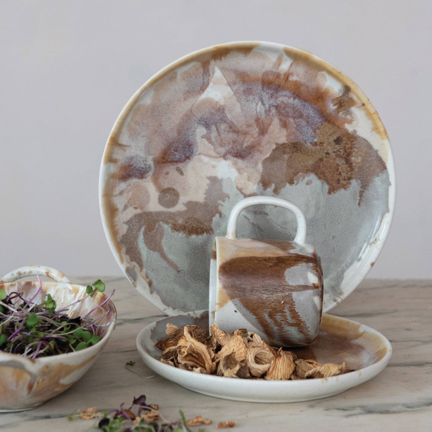 Stoneware Baker/Server with Handles