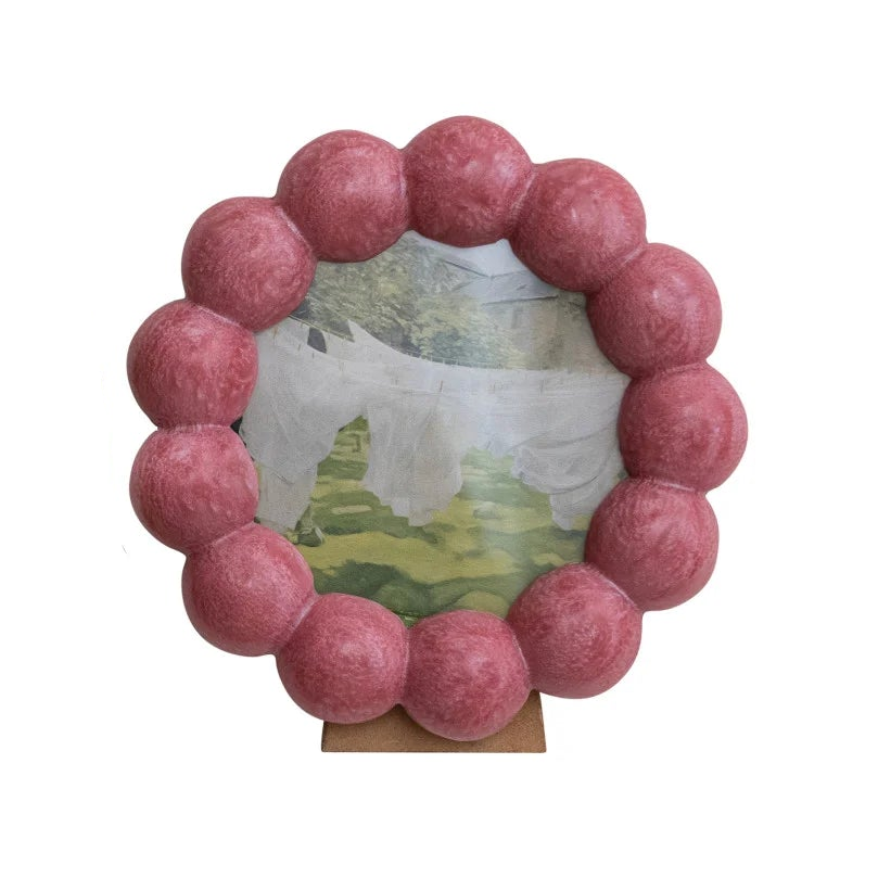 Resin 4" x 4" Round Picture Frame