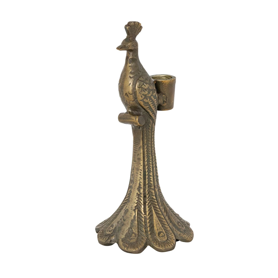 Peacock Shaped Taper Holder