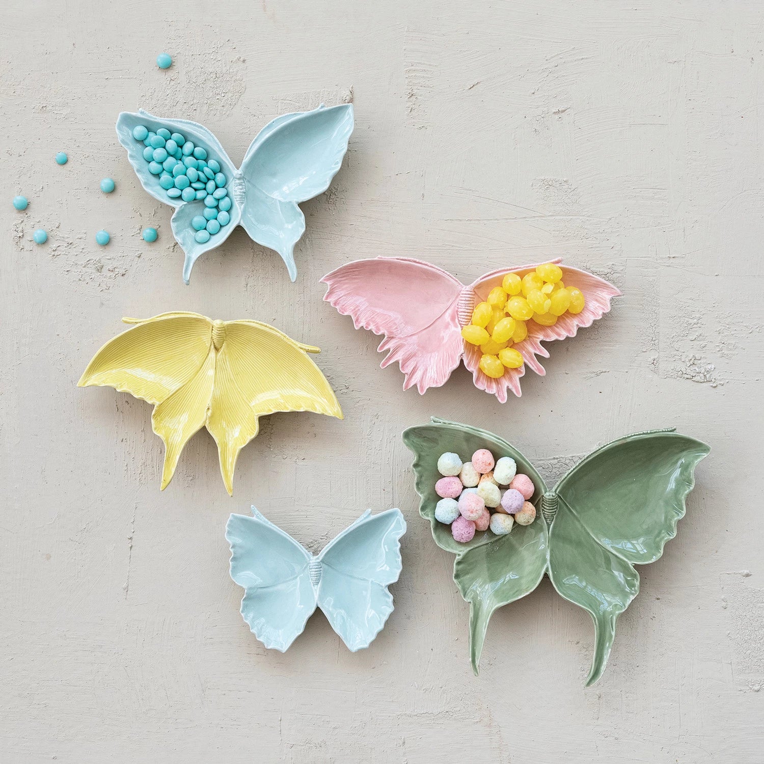 Ceramic Butterfly Shaped Dish
