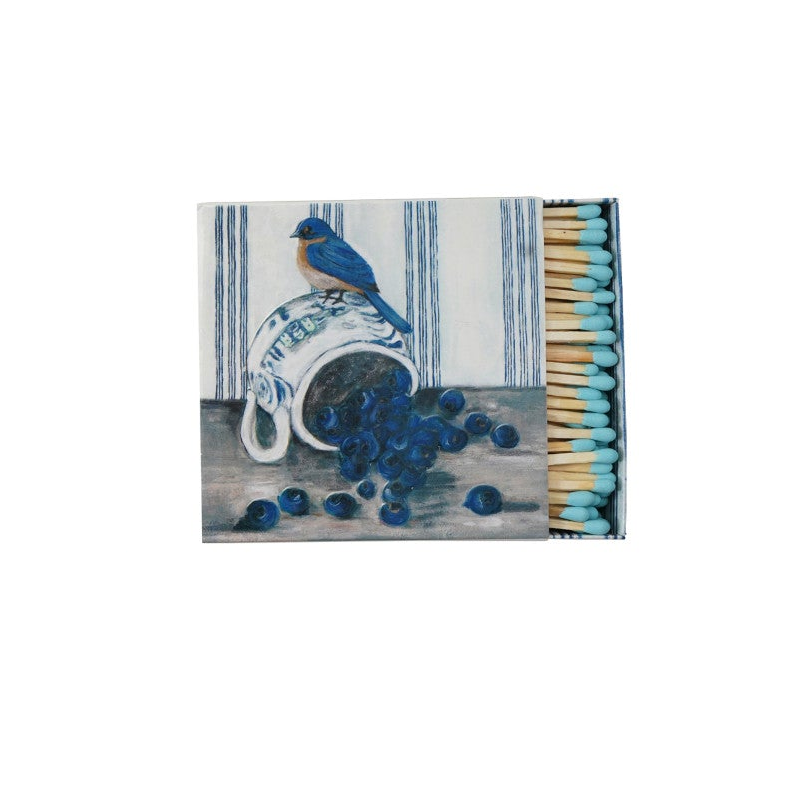 Safety Matches in Matchbox with Bird on Dish