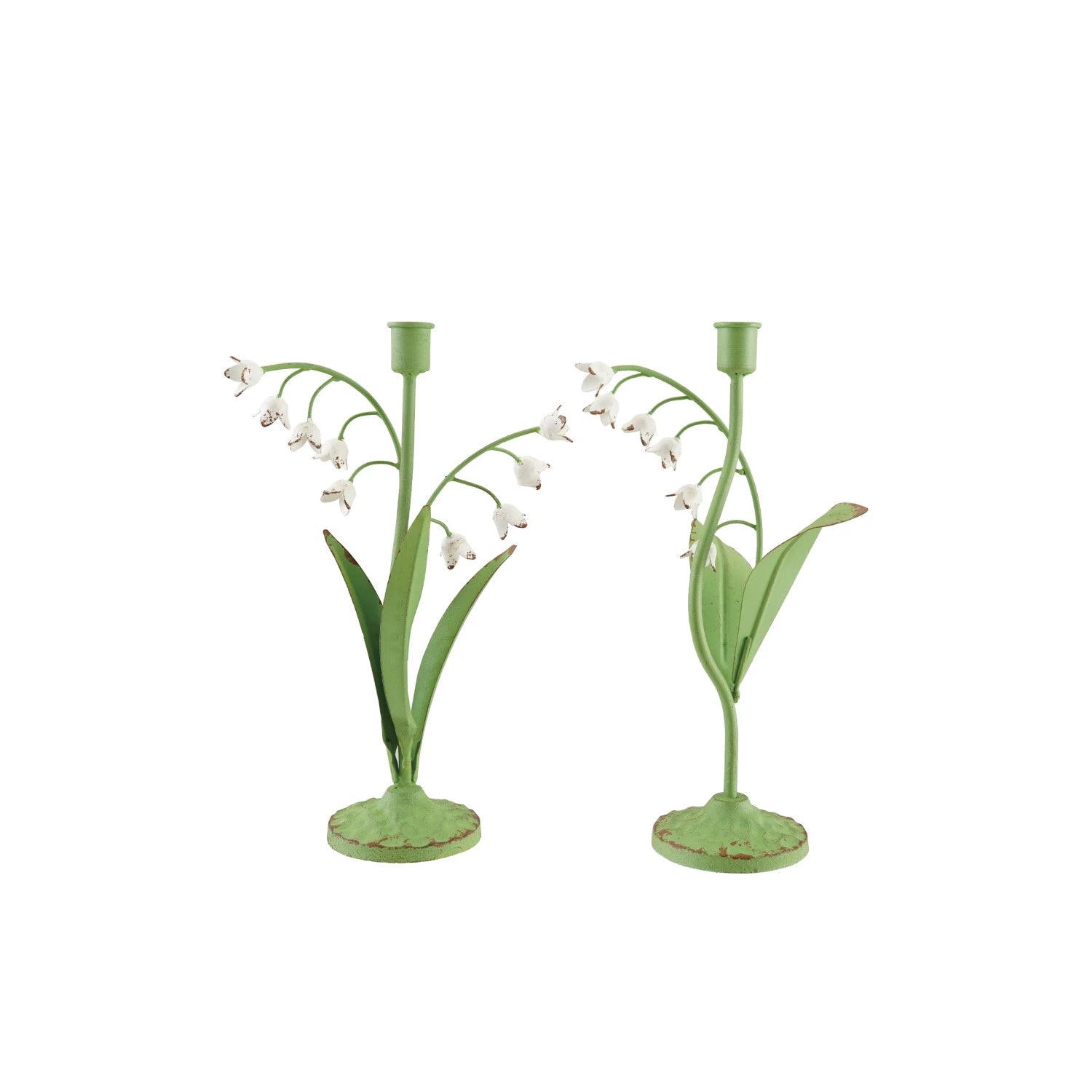 Toleware Lily of the Valley Taper Holder
