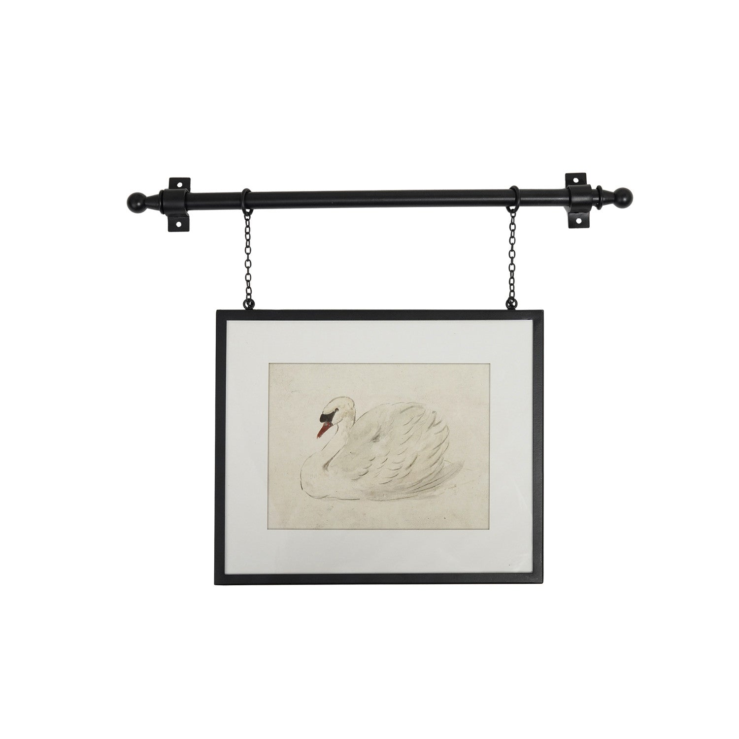 Hanging Metal Framed Glass Photo Frame