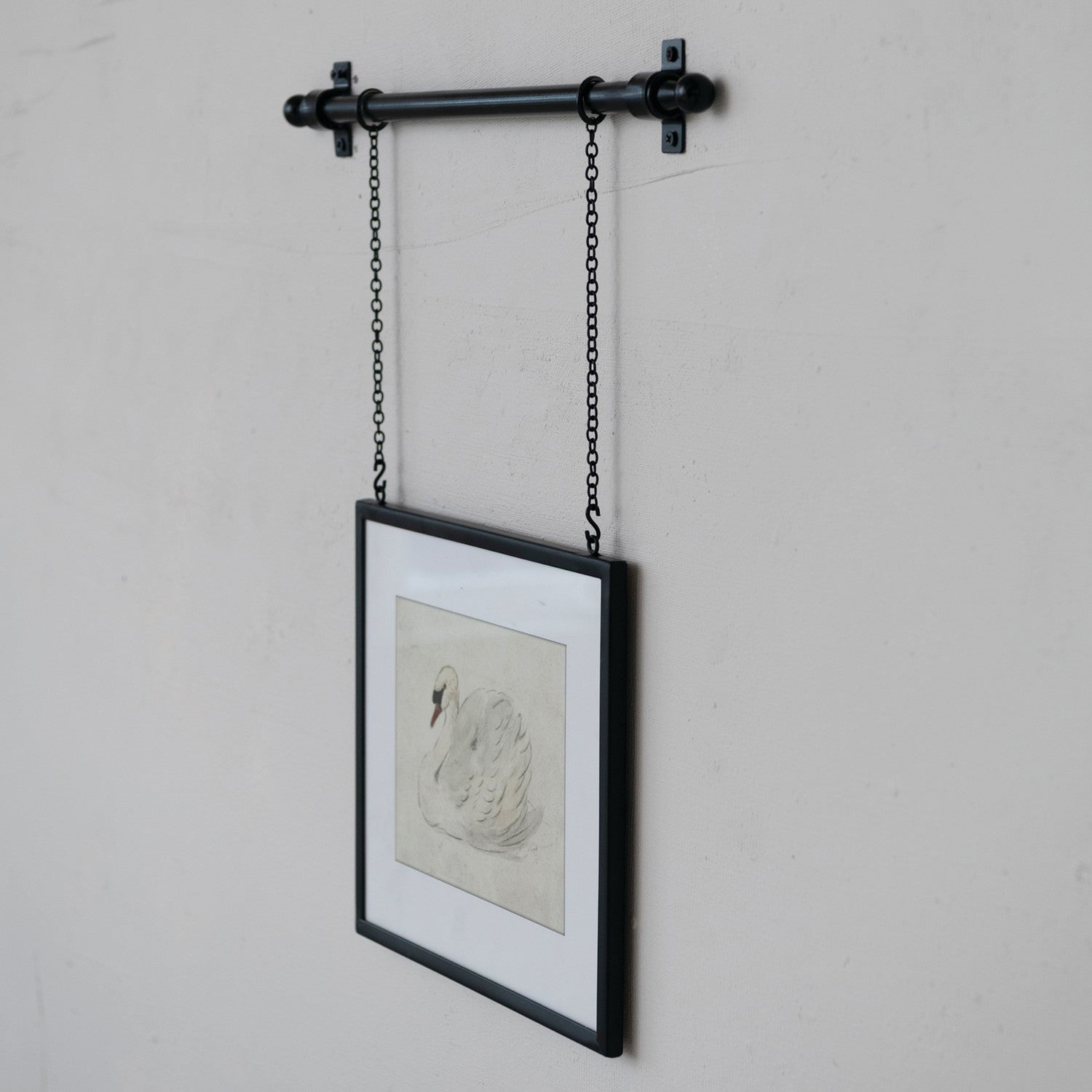 Hanging Metal Framed Glass Photo Frame