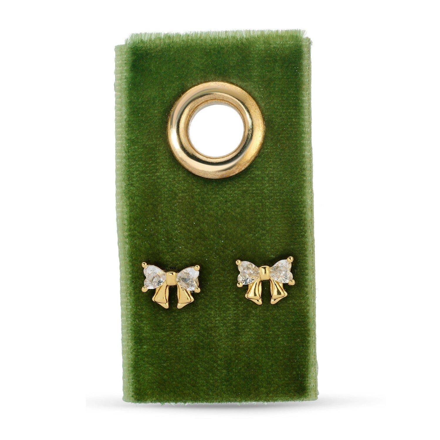 Single Stud on Velvet Tag