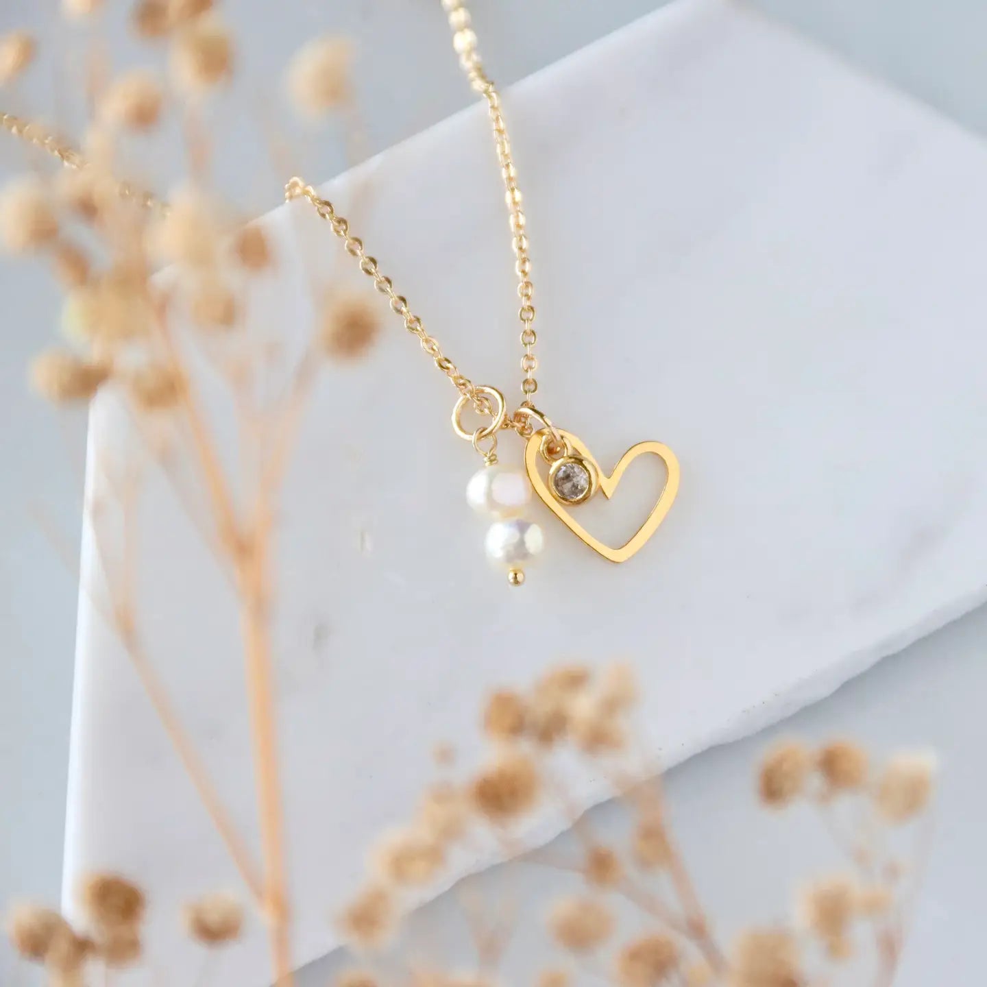 Open Heart Necklace