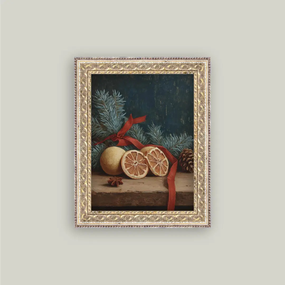 Holiday Print Framed Art