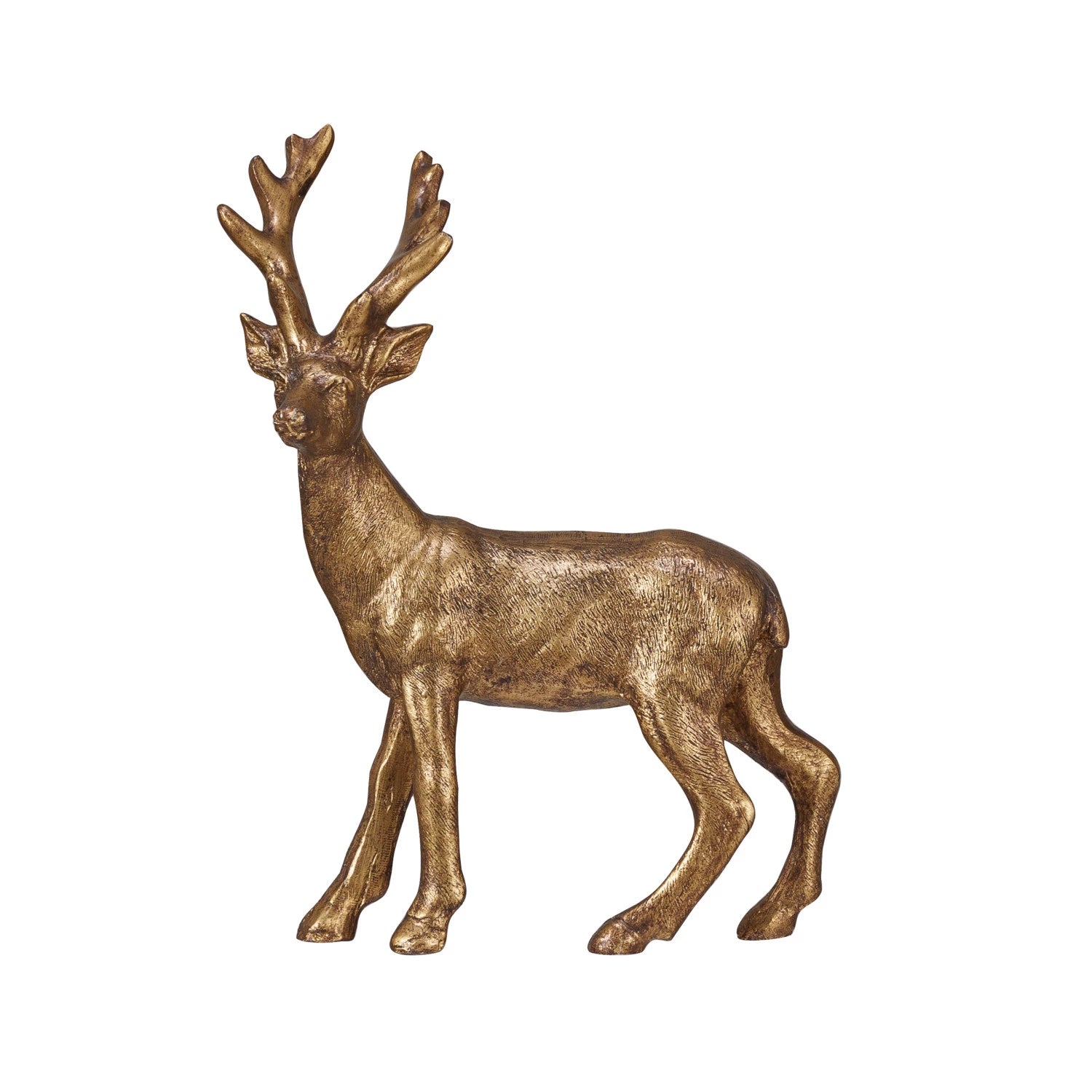Resin Buck with Gold Finish