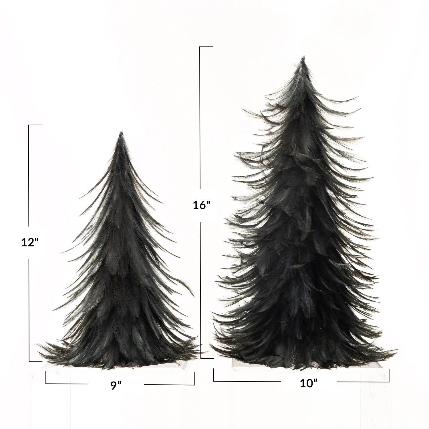 Feather Tree, Navy Color - 2 Sizes