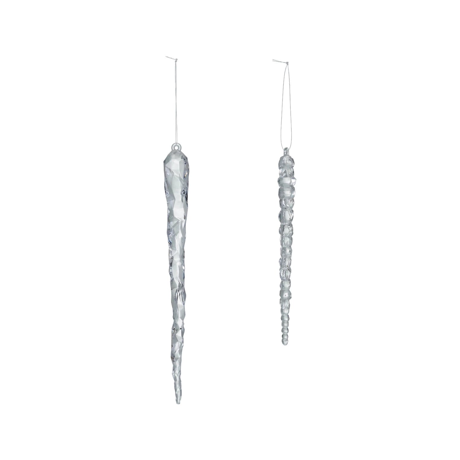 Acrylic Icicle Ornament, 2 Styles