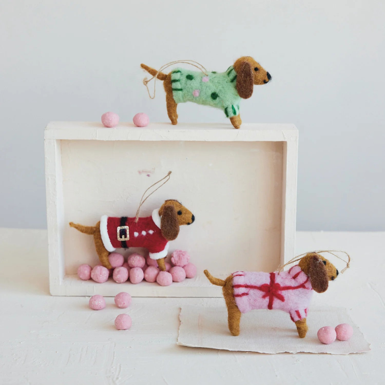 Dachshund in Sweater Ornament